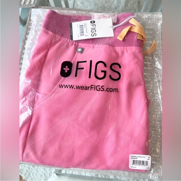 Figs Other - 💗 Figs Neon Pink Zamora Joggers Jogger Scrub Pants M MEDIUM PETITE NEW